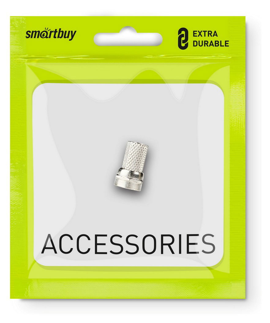 Изображение товара Наконечник-гайка SmartBuy F-разъем для подключения, 2 шт
