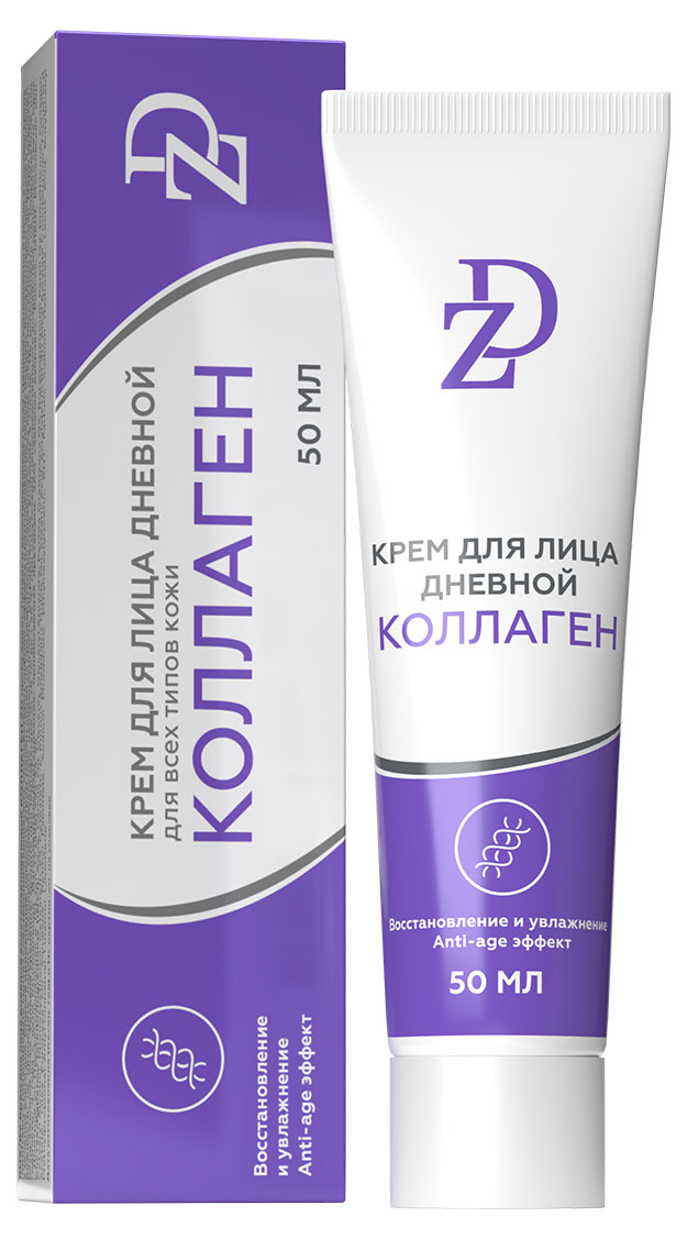 Изображение товара Крем для лица ZD Коллаген дневной восстанавливающий 50 мл для питательного ухода