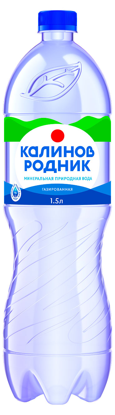 Изображение товара Газированная минеральная вода Калинов Родник 1,5 л