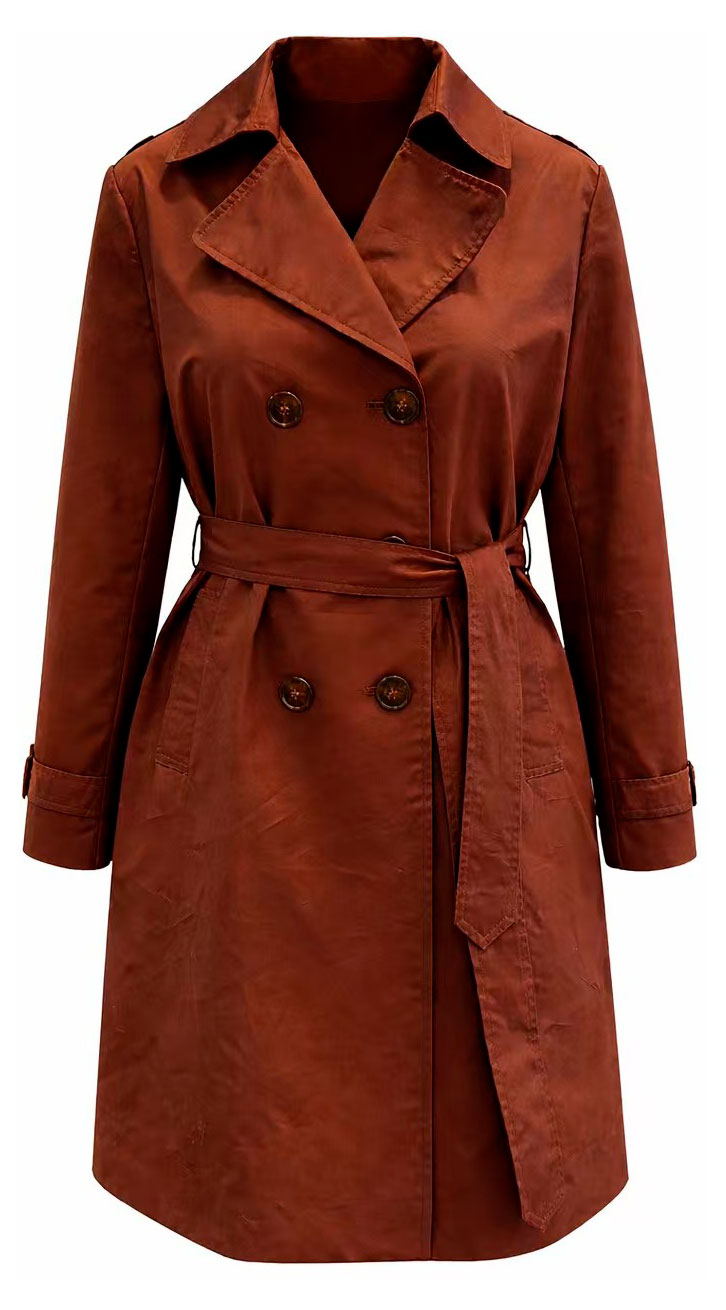 

Плащ женский InExtenso коричневый, р.S-XXL