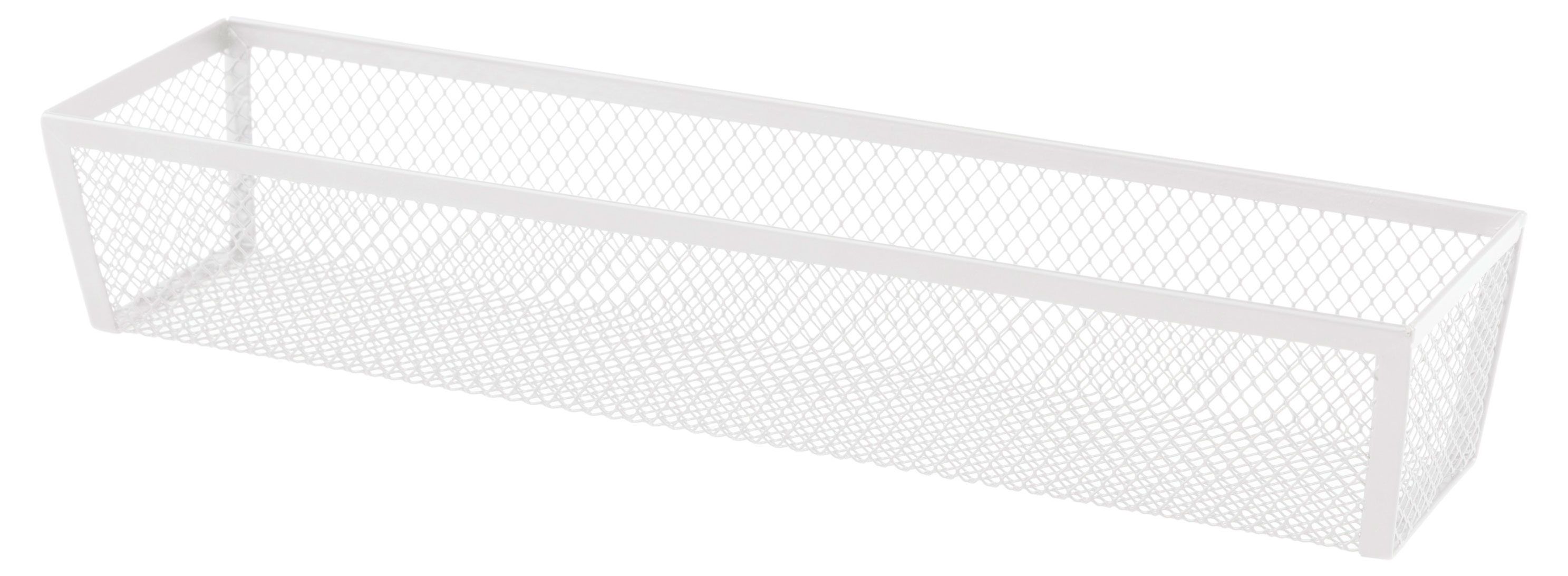 Изображение товара Корзина для хранения Actuel металлическая белая, 30x8x5 см