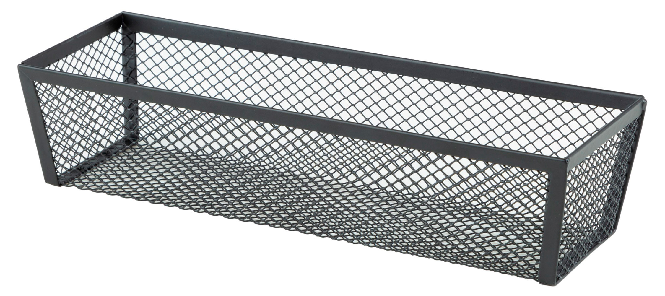 Изображение товара Корзина для хранения Actuel металлическая черная, 23x8x5 см