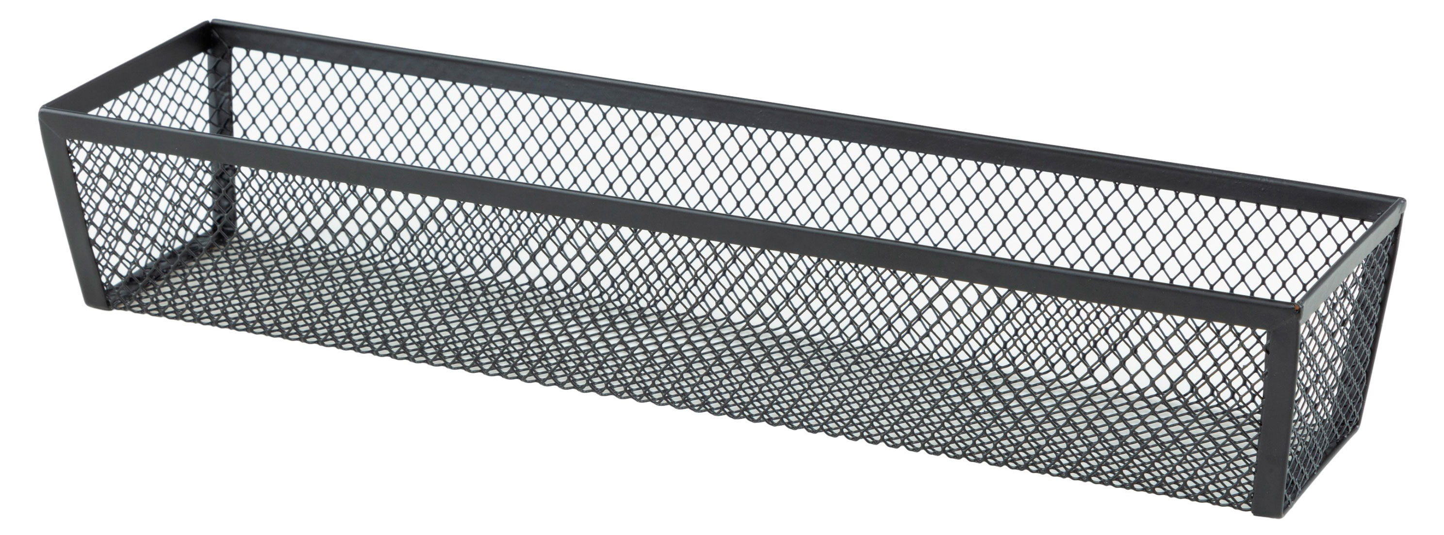 Изображение товара Корзина для хранения Actuel металлическая черная, 30x8x5 см