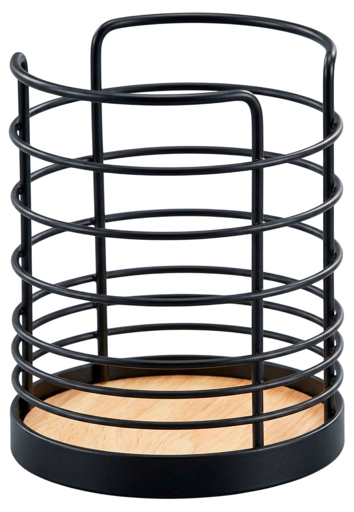 Изображение товара Держатель металлический Actuel черный 95x95x140 мм для посуды