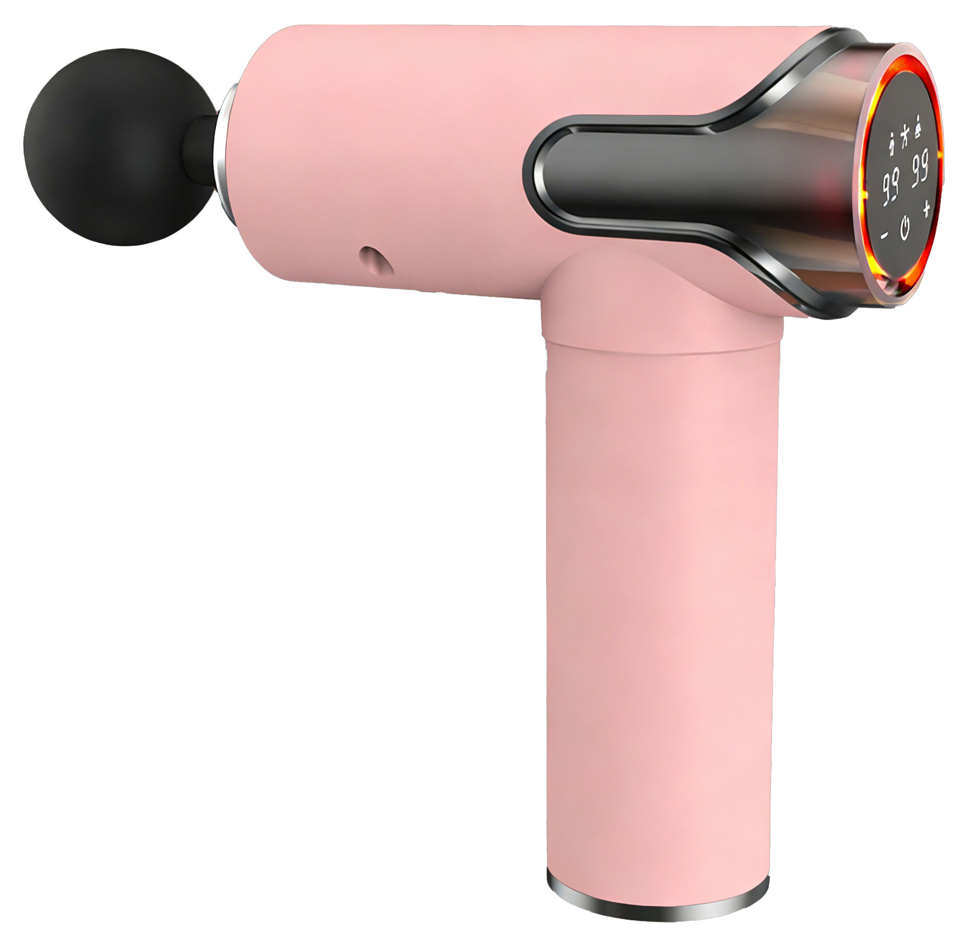 Изображение товара Массажер-пистолет для тела CM2346 перкуссионный электрический розовый