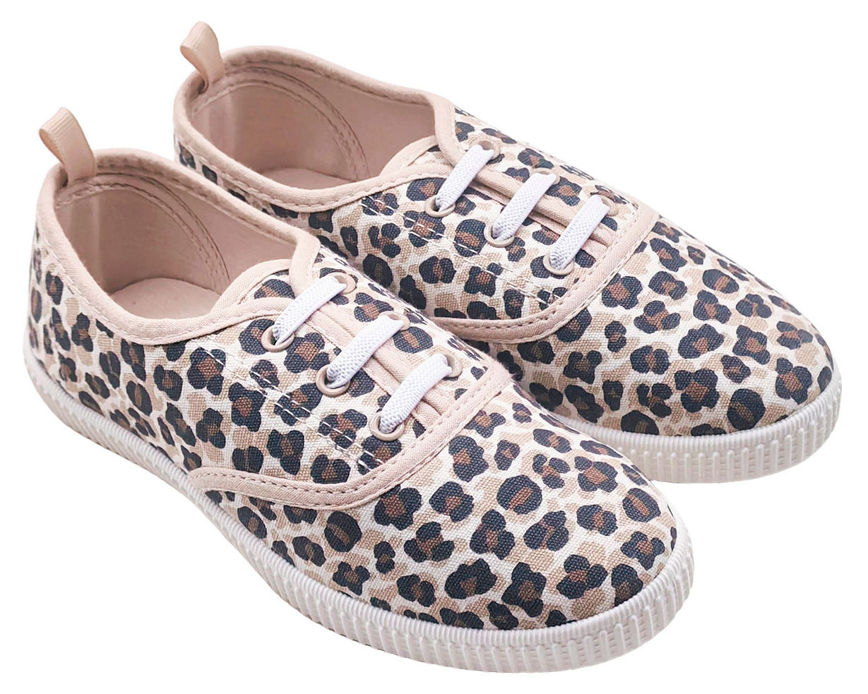 Изображение товара Кеды для девочки InExtenso леопардовые, р 25-35