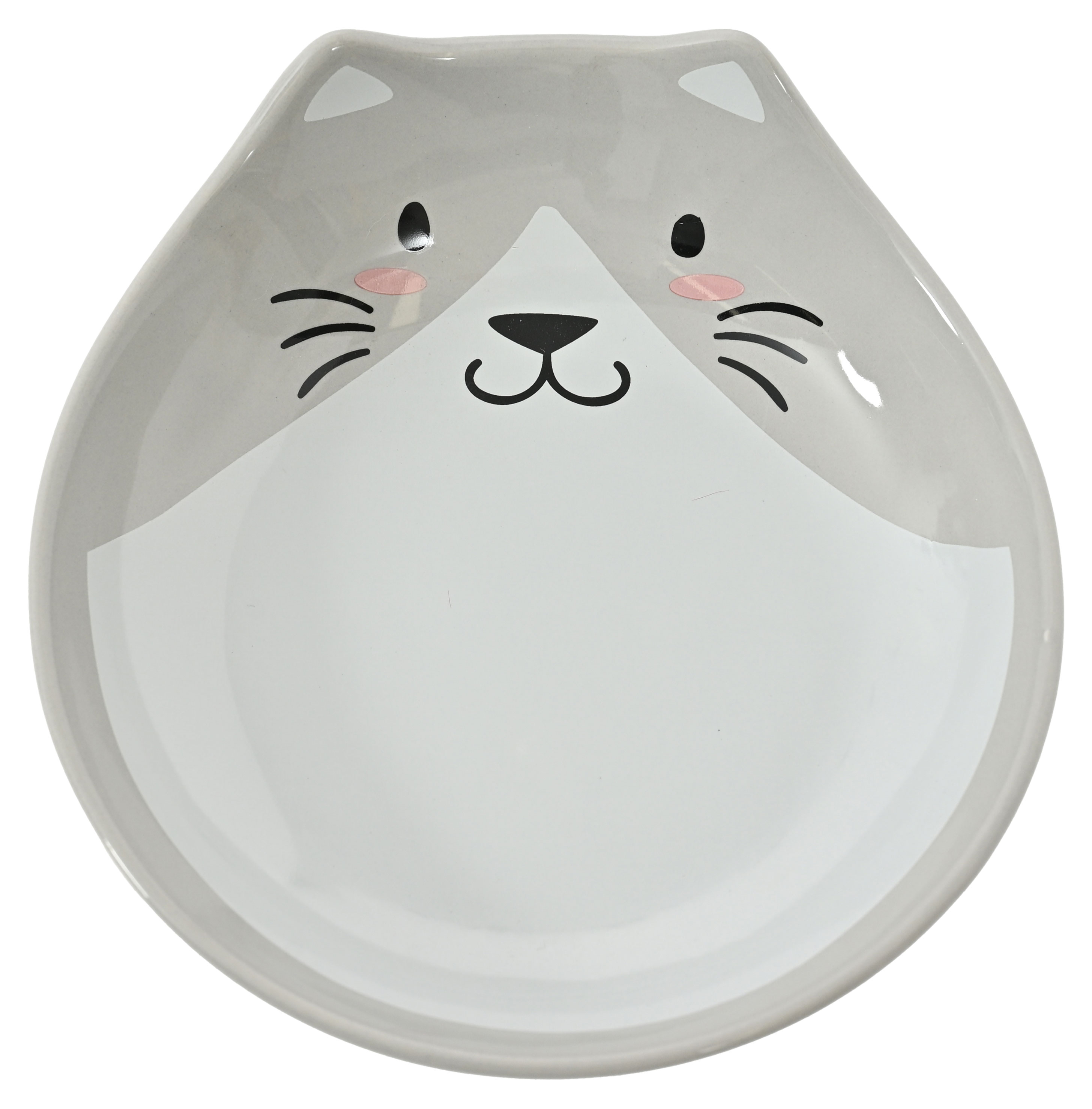 Изображение товара Миска для кошек Кошечка керамическая 220 мл, 1 шт в ассортименте