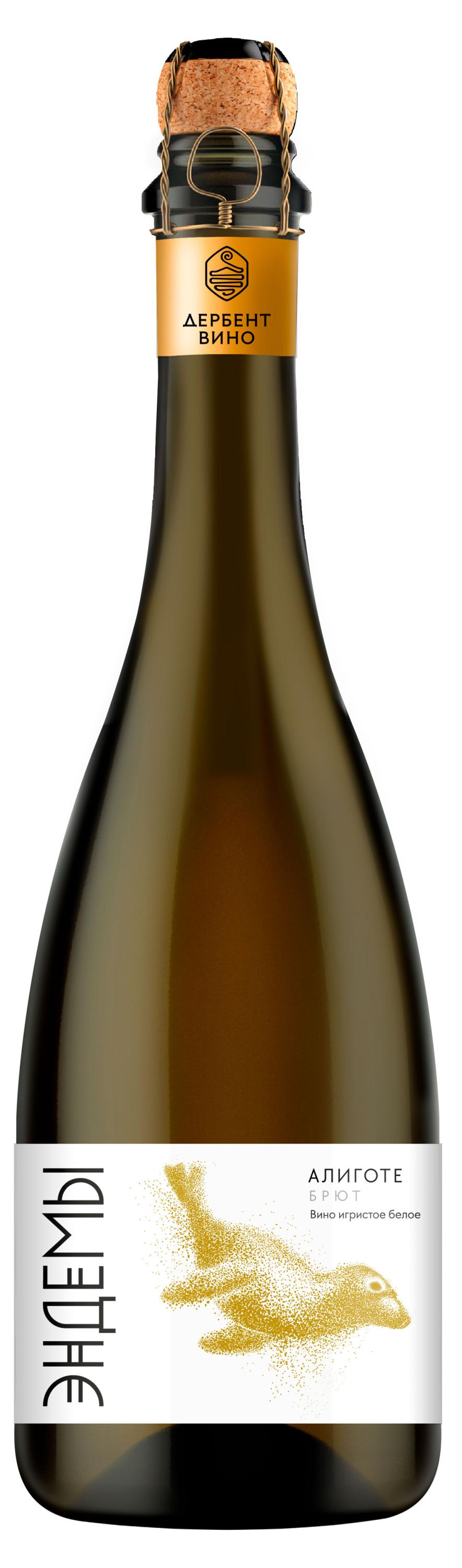 

Игристое вино Эндемы Алиготе белое брют Россия, 0,75 л