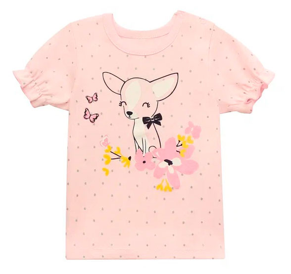 Изображение товара Футболка для новорожденных «Гам» с коротким рукавом, р. 56/98 в ассортименте