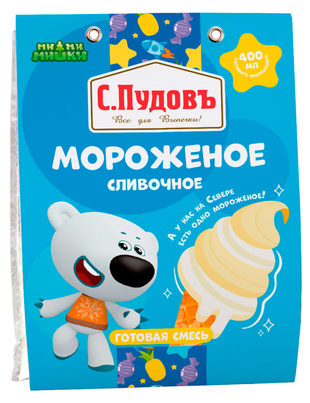 Изображение товара Смесь для приготовления «С.Пудовъ» Мороженое сливочное, 70 г