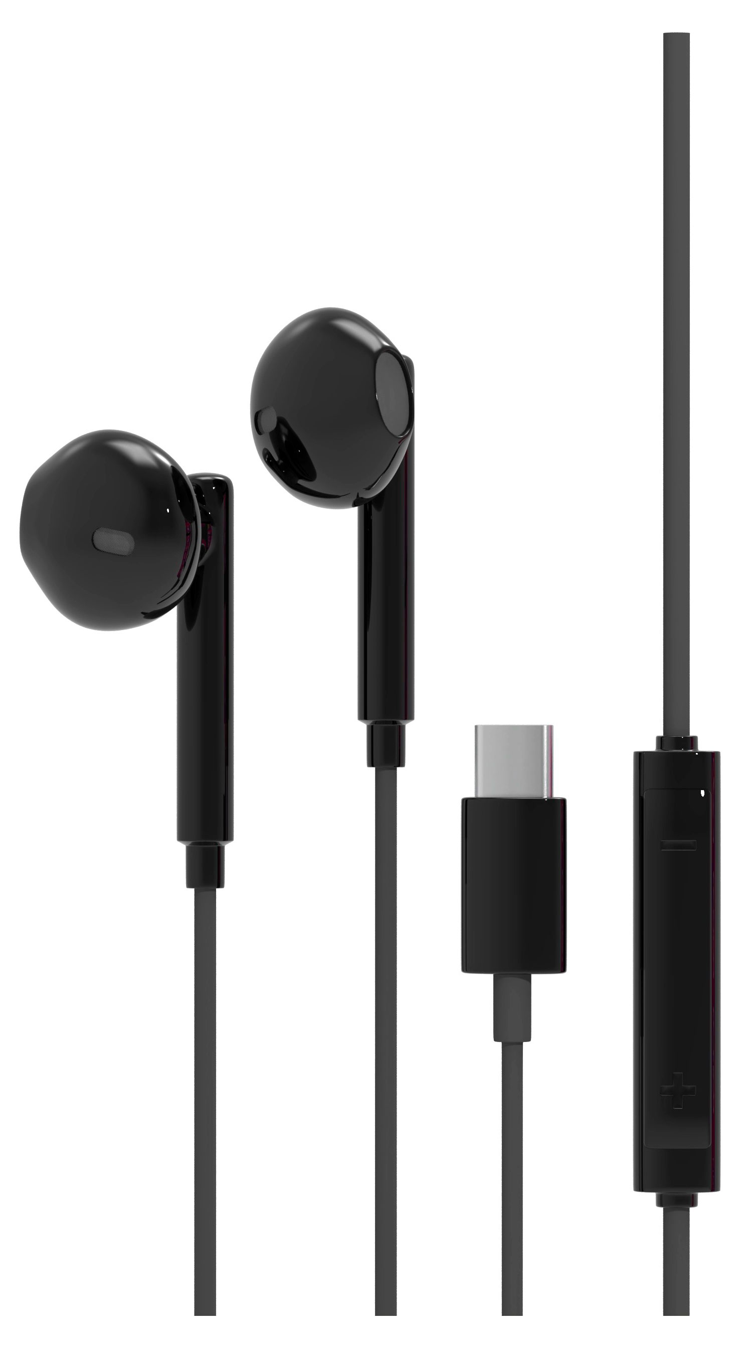 Изображение товара Наушники More Choice G19A TYPE-С Черные - проводные 1, 2 м, микрофон, Type-C