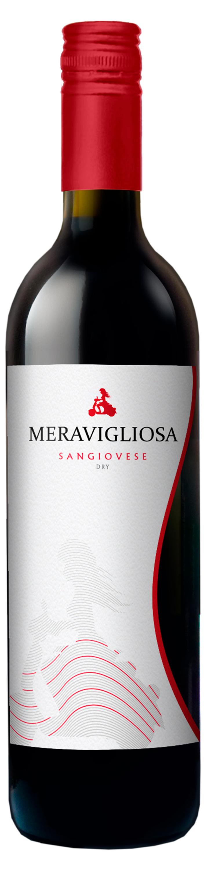 Изображение товара Красное сухое вино Meravigliosa Sangiovese 0,75 л с выразительным вкусом
