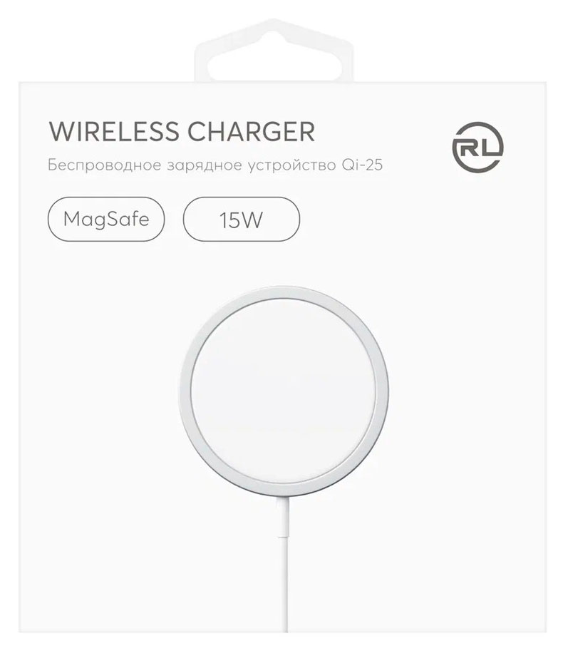 Изображение товара Беспроводное зарядное устройство Red Line Wireless Charger QI-25 белый