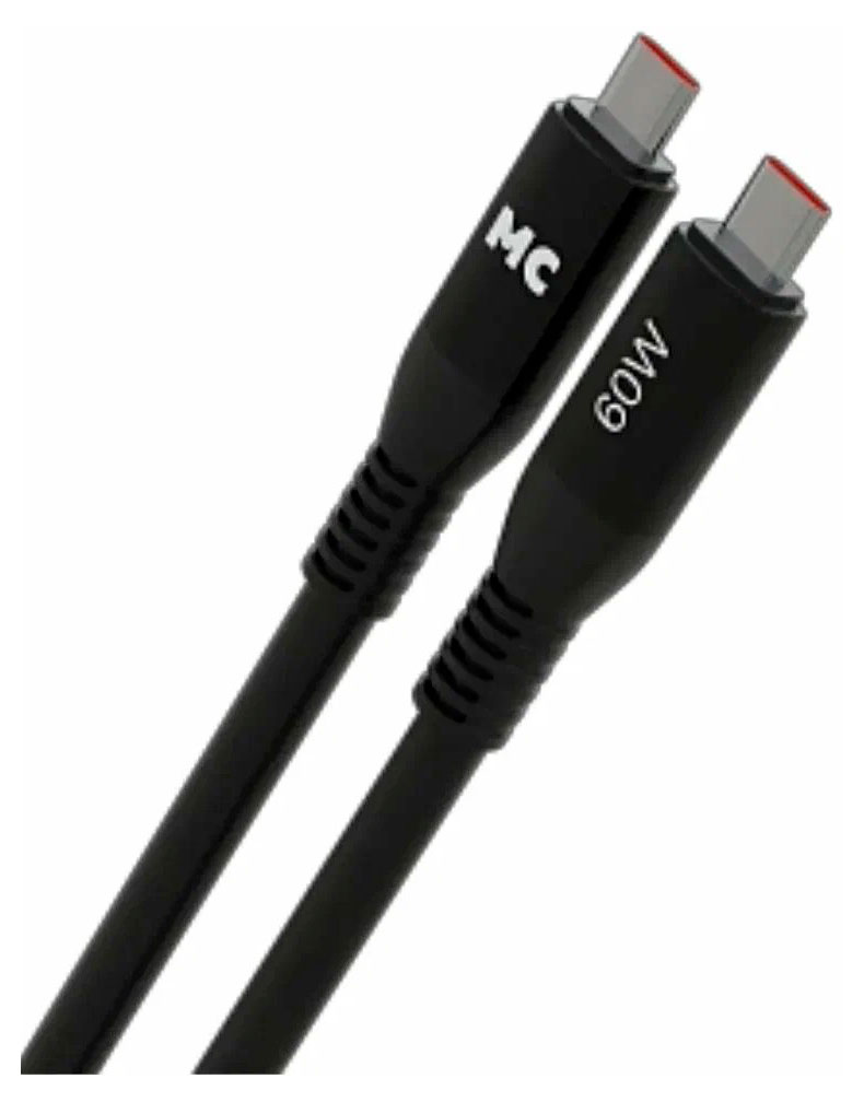 Изображение товара Кабель More Choice K83AA 60W TYPE-C-TYPE-C черный 1 м