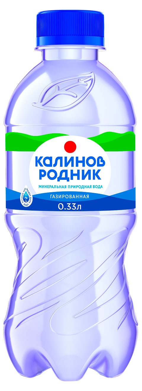Изображение товара Вода «Калинов Родник» минеральная газированная, 0,33 л
