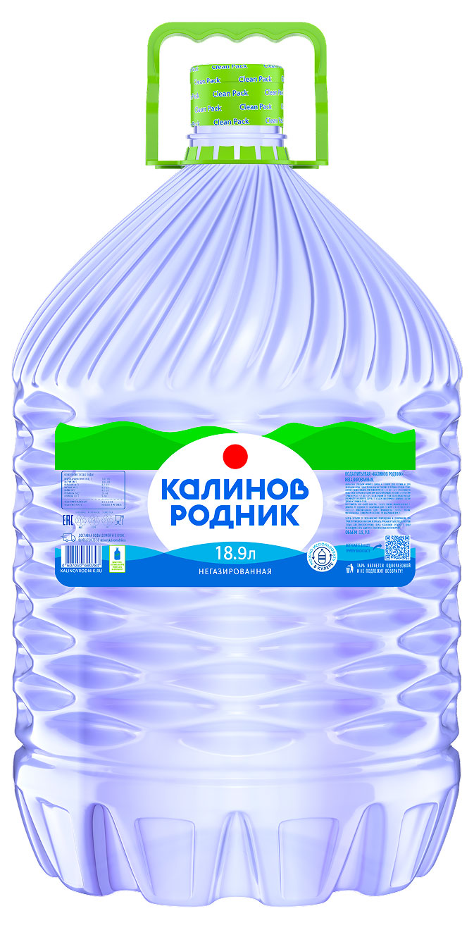 Изображение товара Вода питьевая "Калинов Родник" для кулера, 18, 9 л