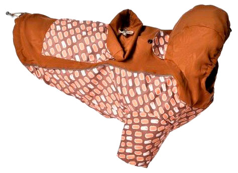 Изображение товара Жилет для собаки с капюшоном коричневый