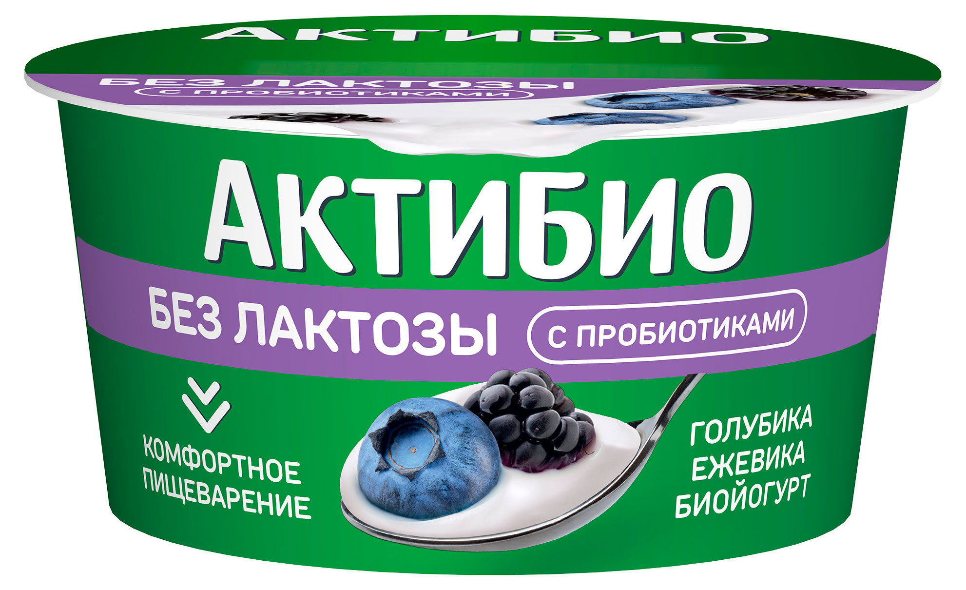 

Йогурт АктиБио Без Лактозы с голубикой и ежевикой 3%, 130 г