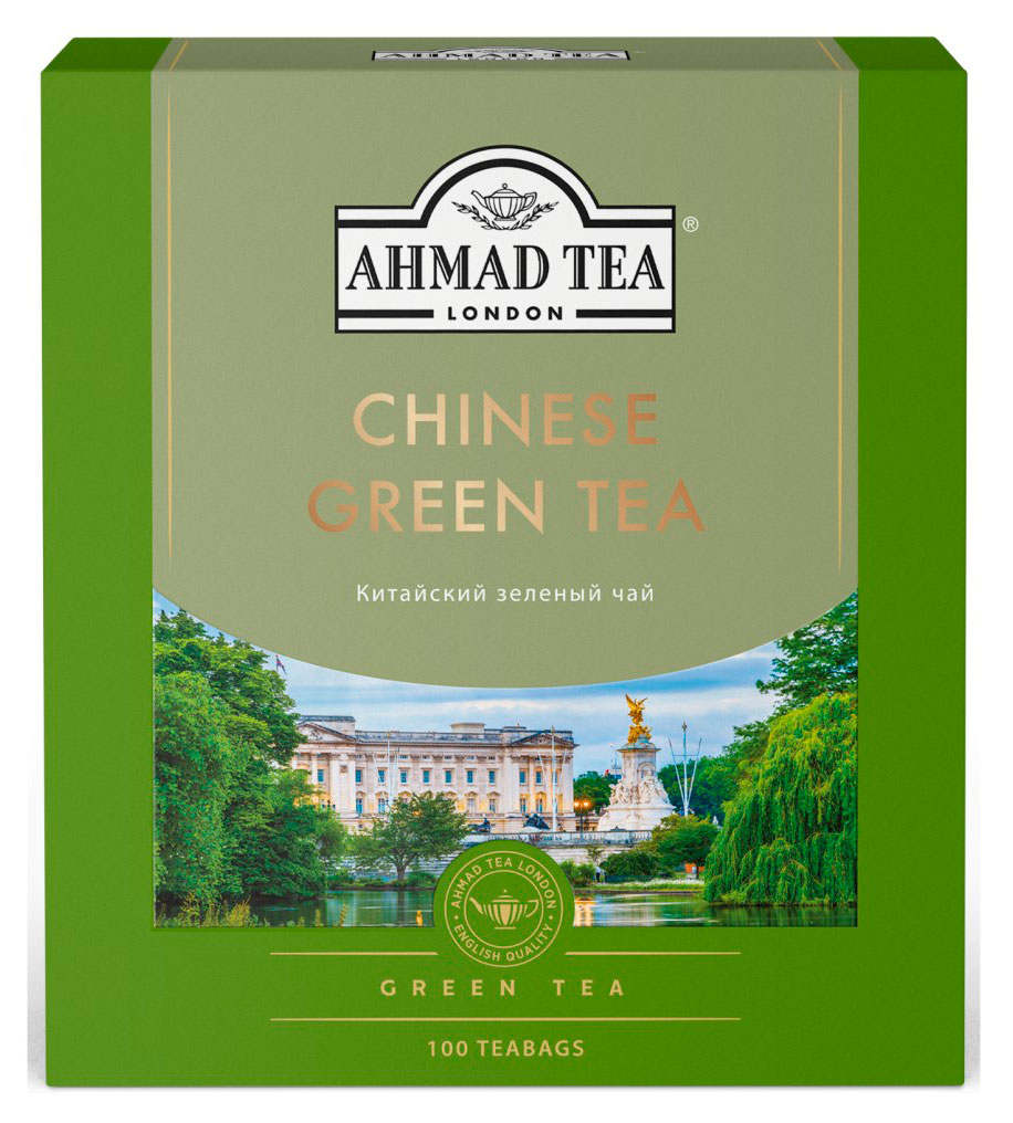 Изображение товара Чай зеленый Ahmad Tea китайский, 100х1,8 г