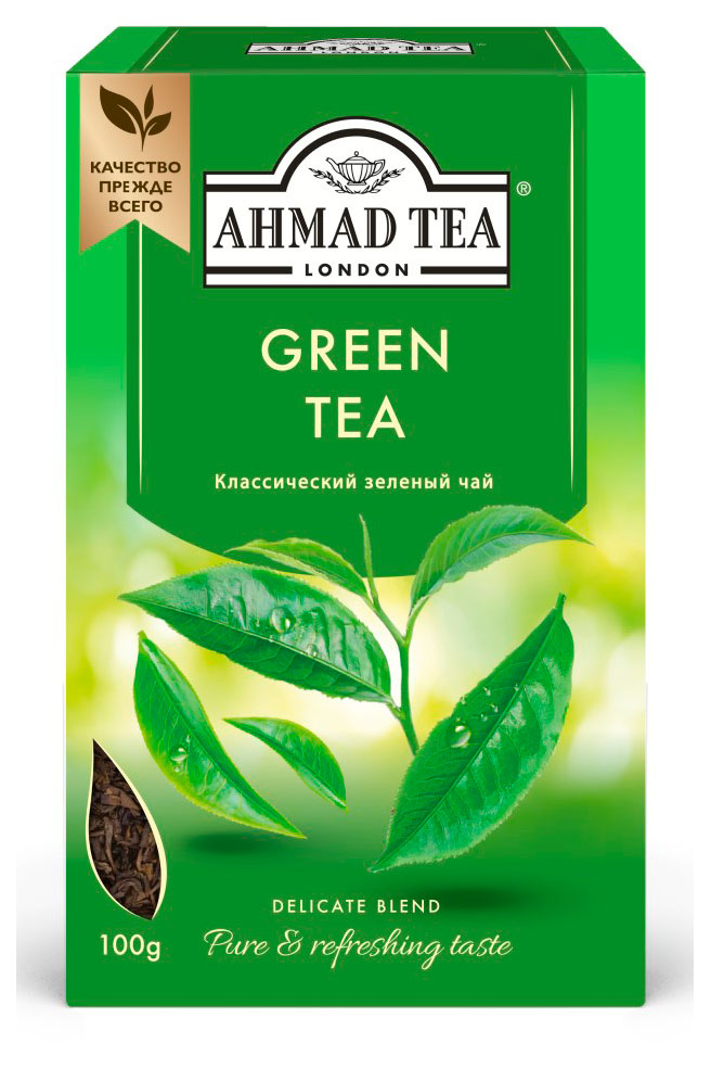 Изображение товара Чай зеленый Ahmad Tea, 100 г