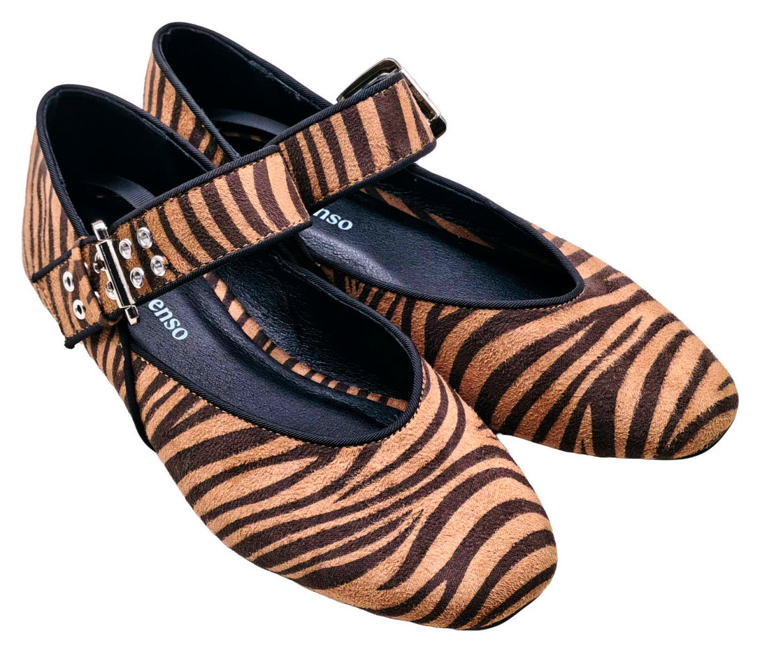 

Туфли женские InExtenso коричневые с тигриным рисунком, 36-41