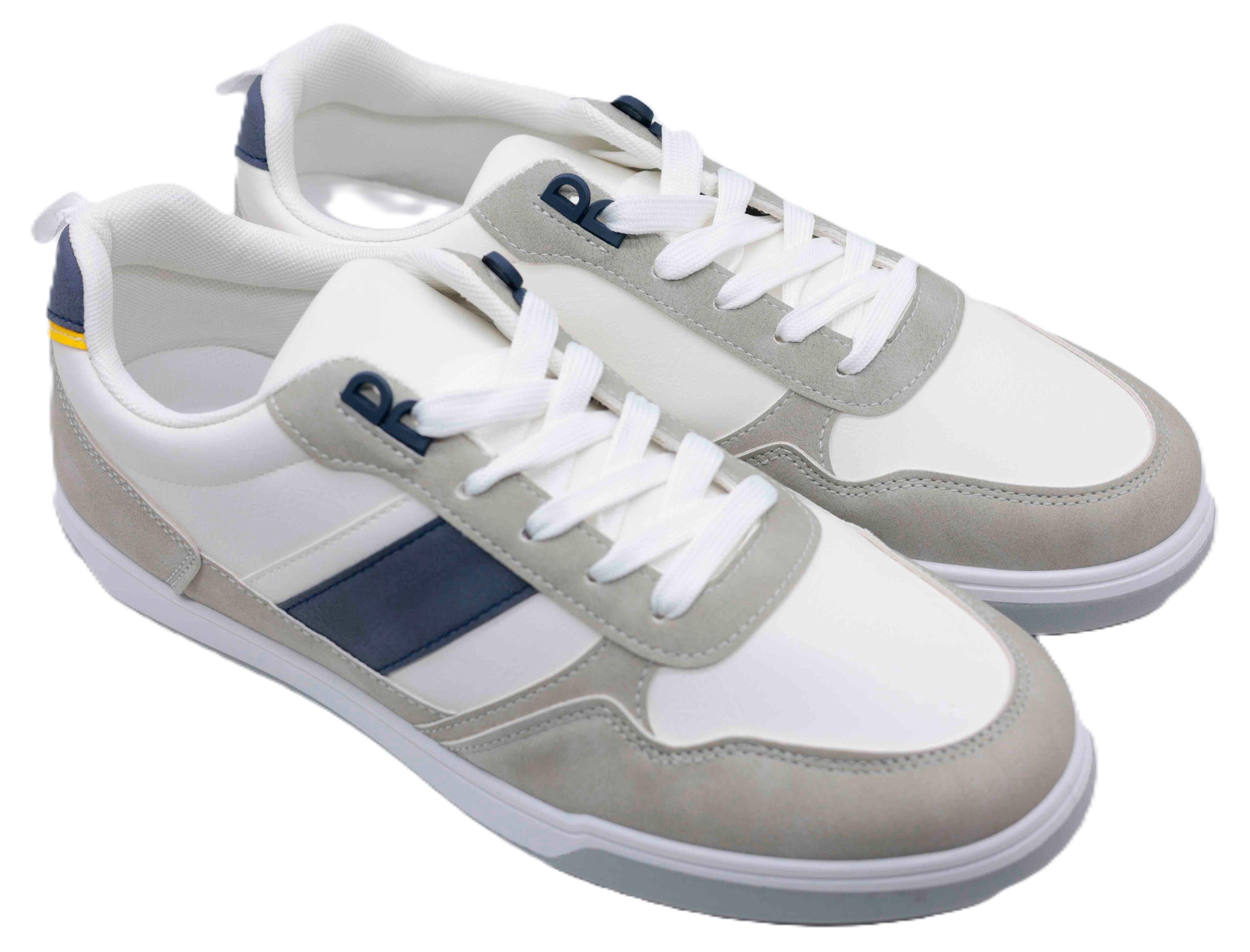 Изображение товара Полуботинки спортивные мужские LAADE бело-серые, р. 39-46