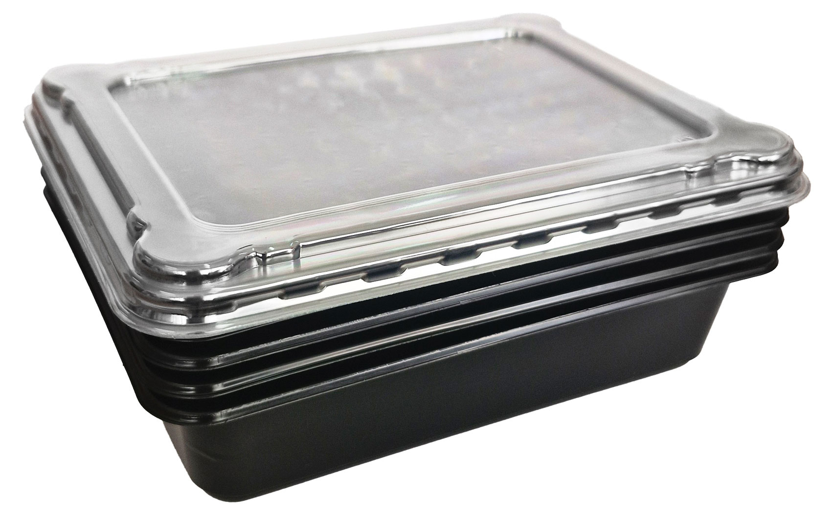 Изображение товара Контейнеры одноразовые с крышками полипропиленовые 875 мл, 5 шт