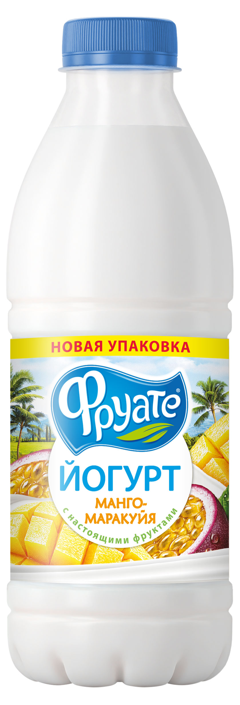 Изображение товара Йогурт питьевой «Фруате» манго маракуйя 1% БЗМЖ, 850 г
