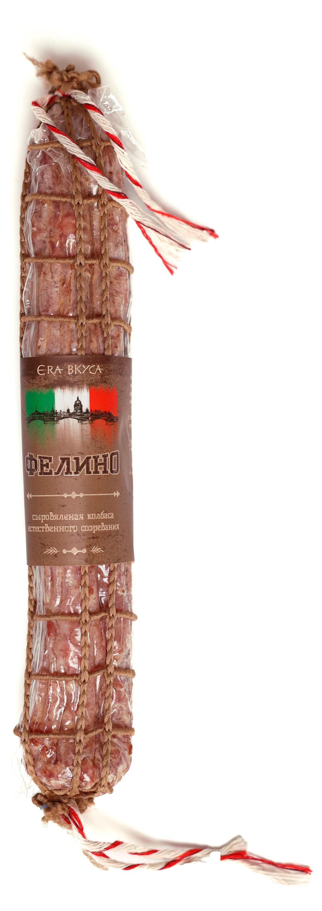 Изображение товара Колбаса сыровяленая "Эра Вкуса" Салями Фелино 200 г с итальянским вкусом