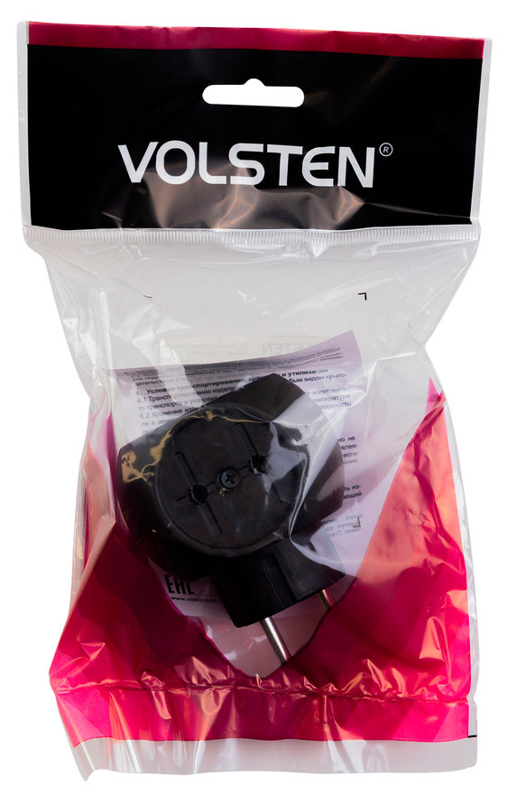 

Тройник Volsten шар черный