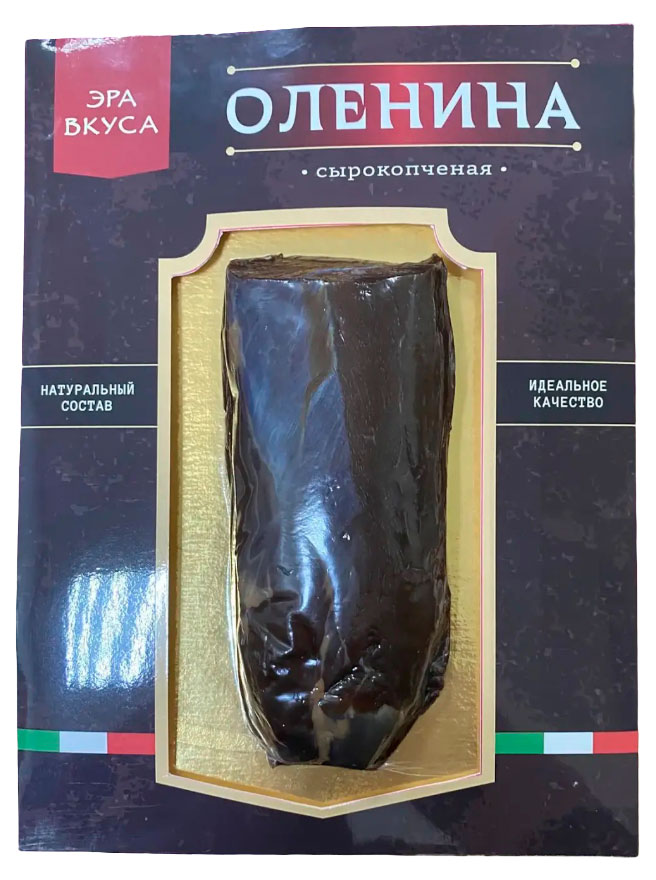 

Оленина сырокопченая Эра Вкуса Вырезка, 150 г