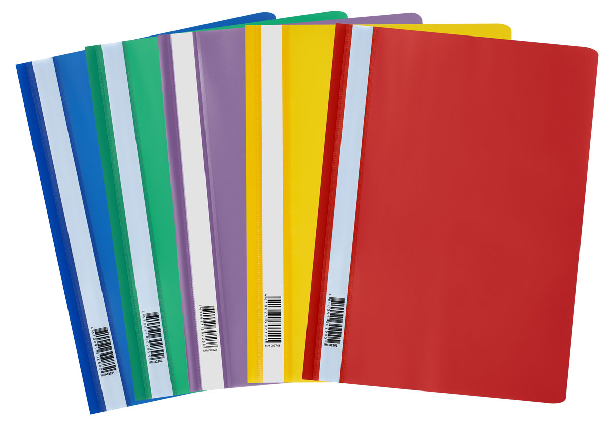 

Папка-скоросшиватель Стамм пластиковая А4, 1 шт в ассортименте