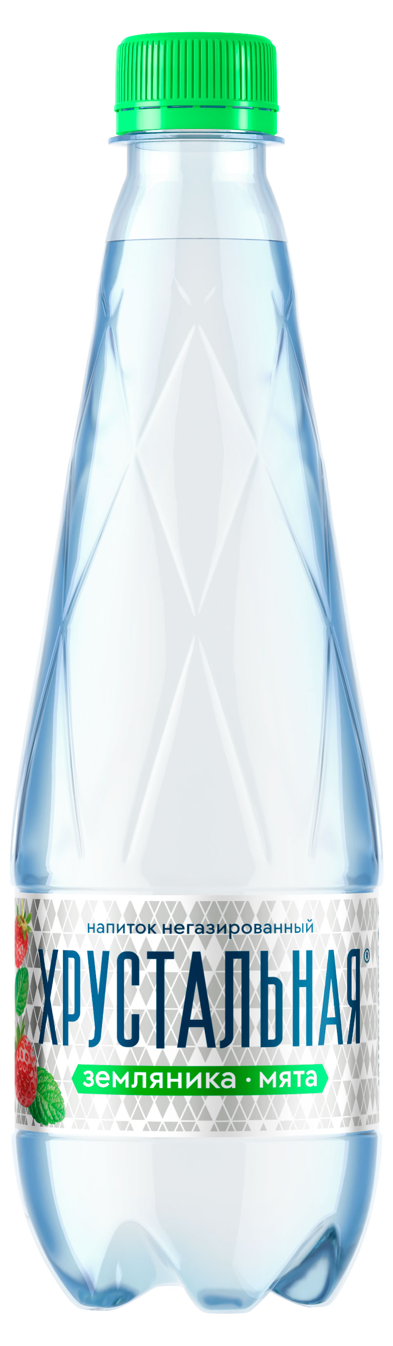 Изображение товара Напиток Хрустальная Земляника Мята 0.5 л Негазированная