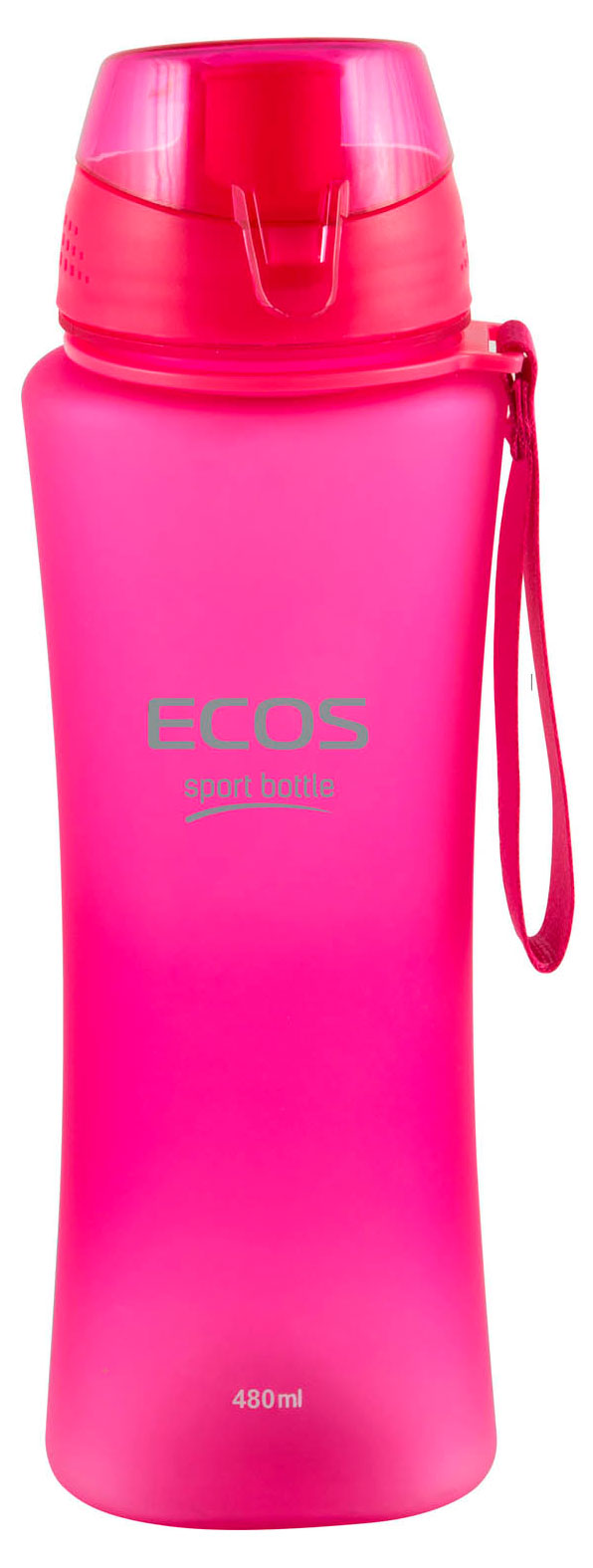

Бутылка для воды спортивная ECOS розовая, 480 мл