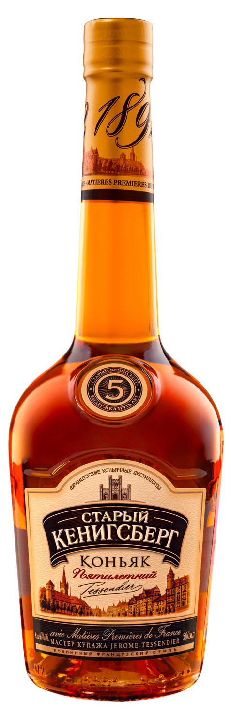 Изображение товара Коньяк «Старый Кенигсберг» пятилетний Россия, 0,5 л