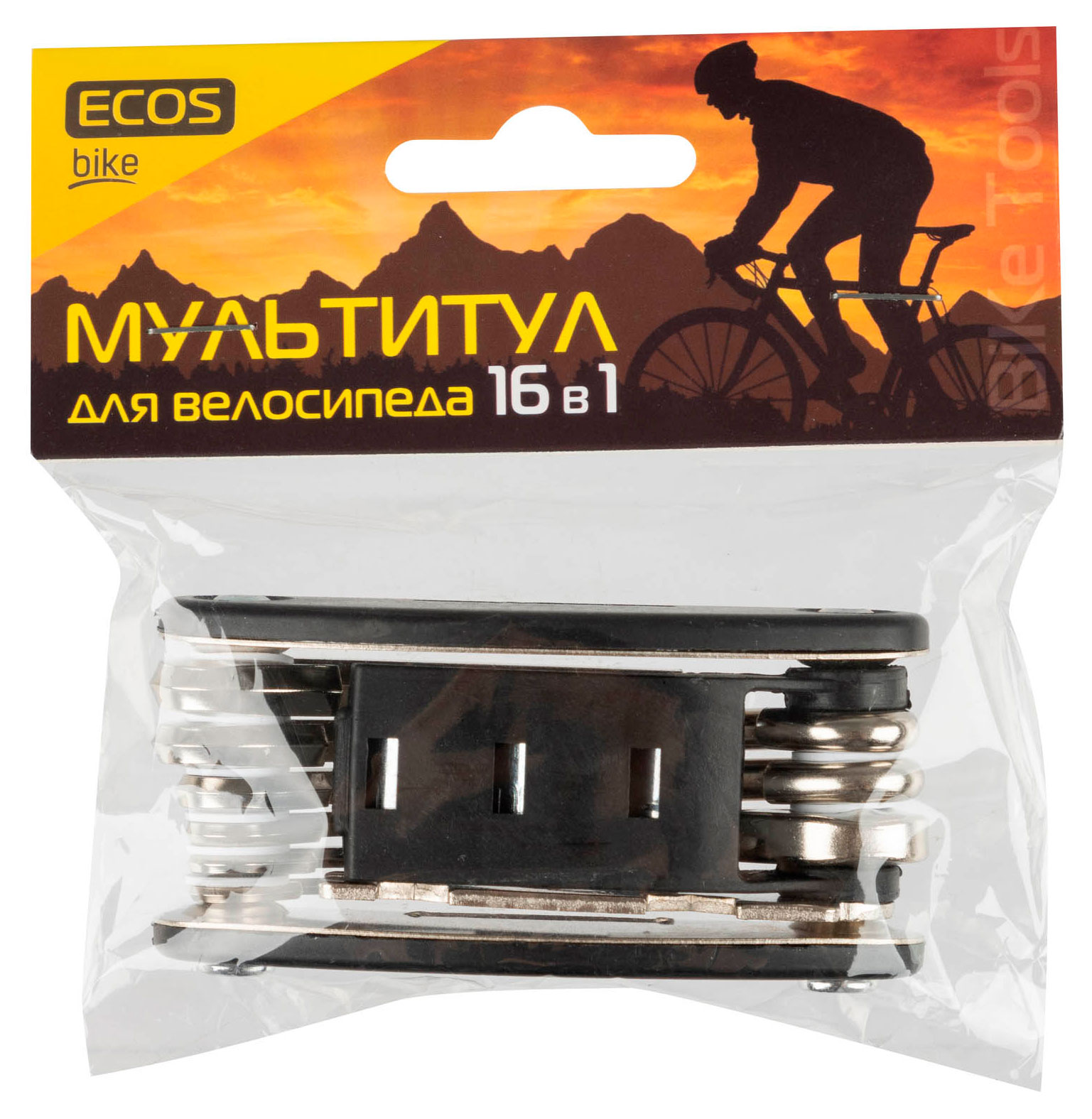 Изображение товара Мультитул ECOS 16 в 1 Компактный набор инструментов для велосипеда