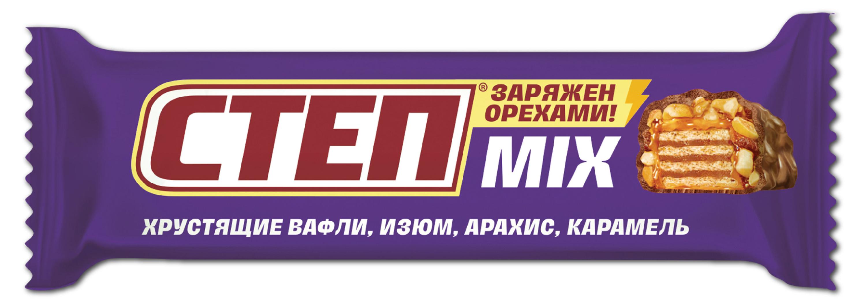

Шоколадный батончик СТЕП MIX, 40 г