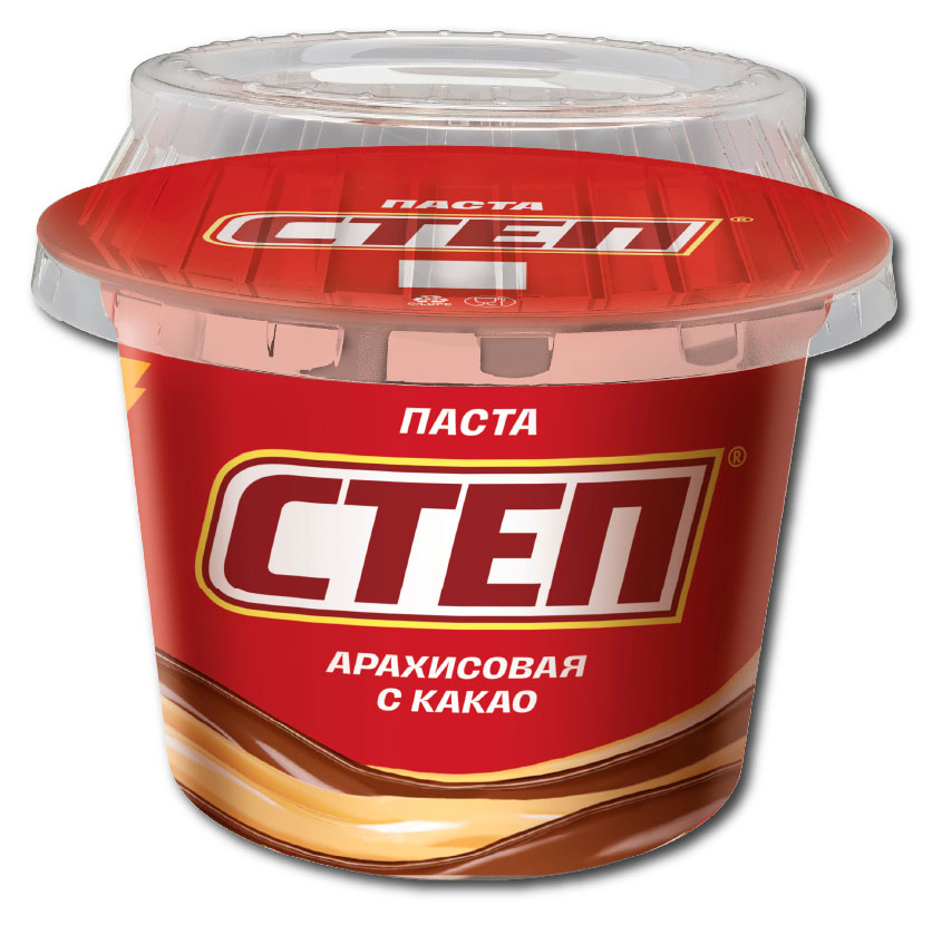 Изображение товара Паста шоколадно-ореховая СТЕП Золотой 0, 22 кг - орехово-шоколадный топпинг