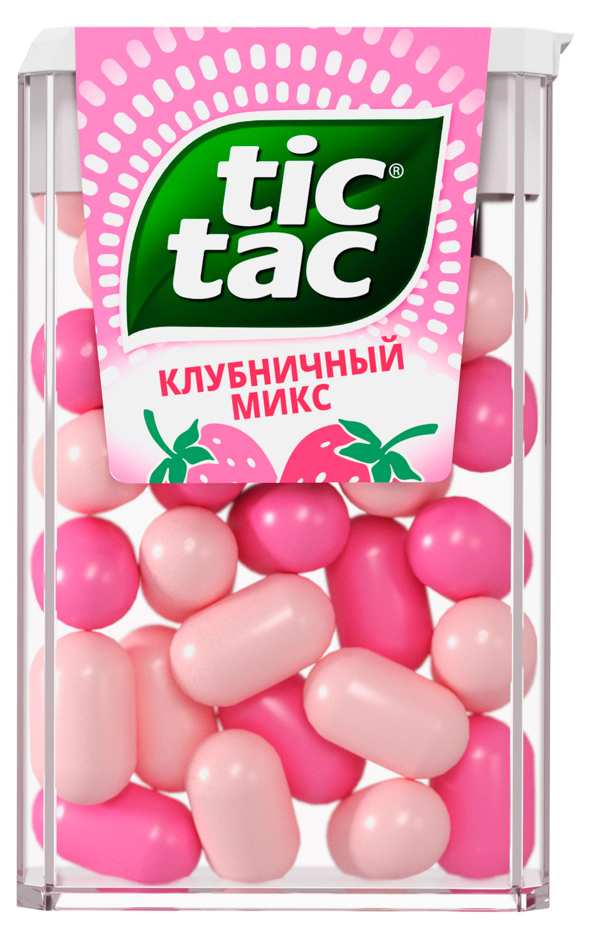 Изображение товара Драже освежающее Tic Tac Клубничный микс Ирландия, 16 г