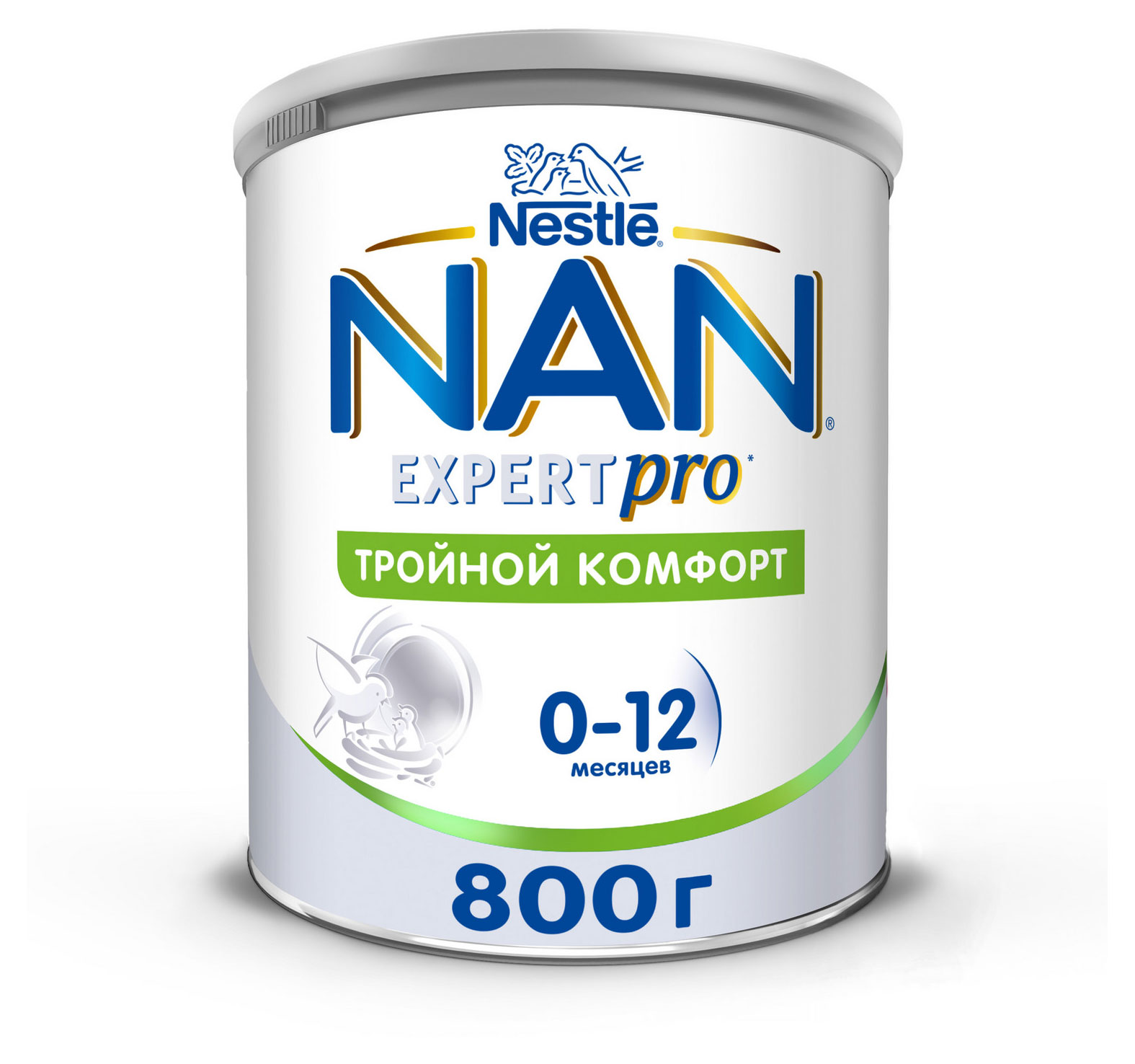 Изображение товара Смесь сухая молочная Nestle NAN Тройной комфорт от колик и запоров с рождения БЗМЖ, 800 г