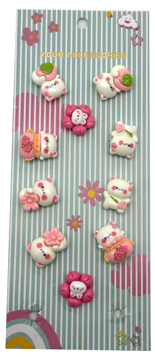 

Джибитсы для сабо Котята, 10 шт