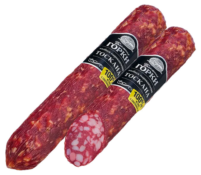 Изображение товара Колбаса сырокопченая Ближние Горки Тоскана 600 г