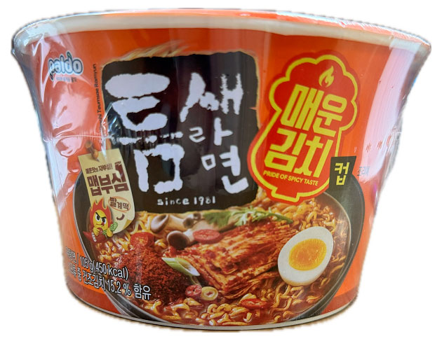 Изображение товара Лапша быстрого приготовления Paldo Тымсэ рамен с острым кимчи Корея, 105 г