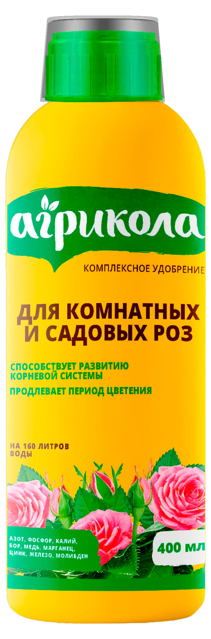 Изображение товара Удобрение комплексное «Агрикола» для комнатных и садовых роз 400 мл