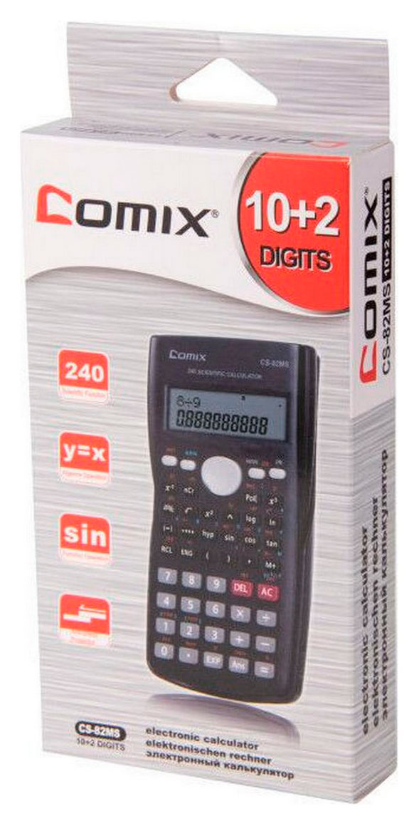 Изображение товара Калькулятор научный Comix 240 функций, 1 шт