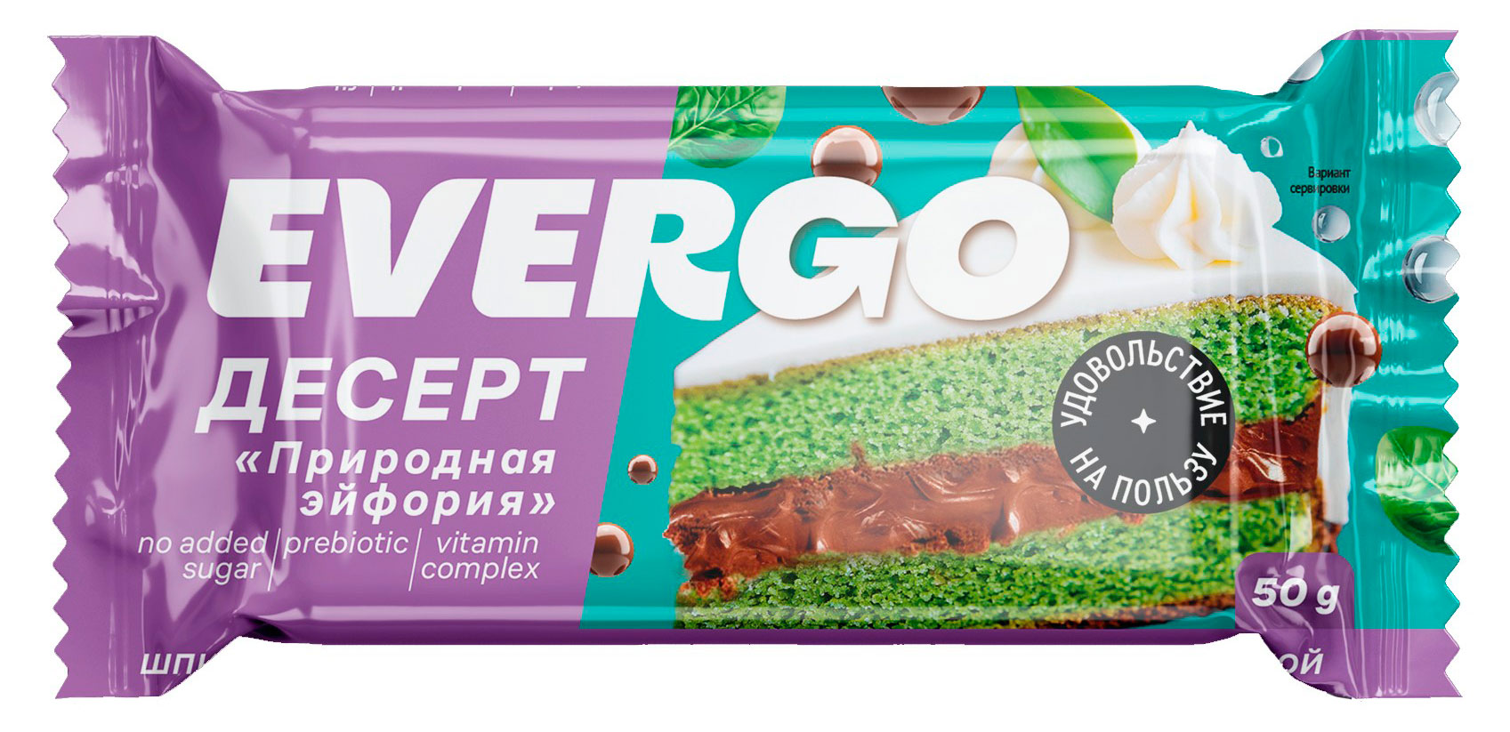 Изображение товара Протеиновое пирожное Evergo Природная эйфория - полезный и вкусный перекус