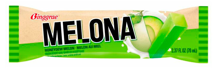 Изображение товара Мороженое Binggrae Melona дыня - натуральный вкус, 72 г
