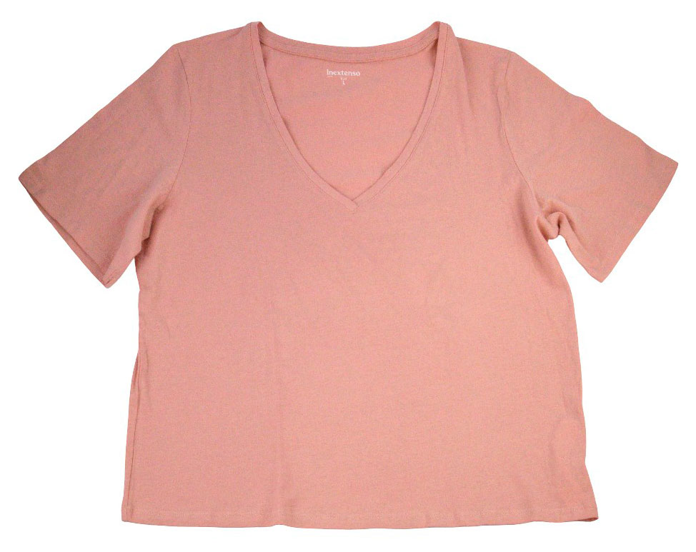 Изображение товара Футболка женская InExtenso розовая, р. XS-3XL