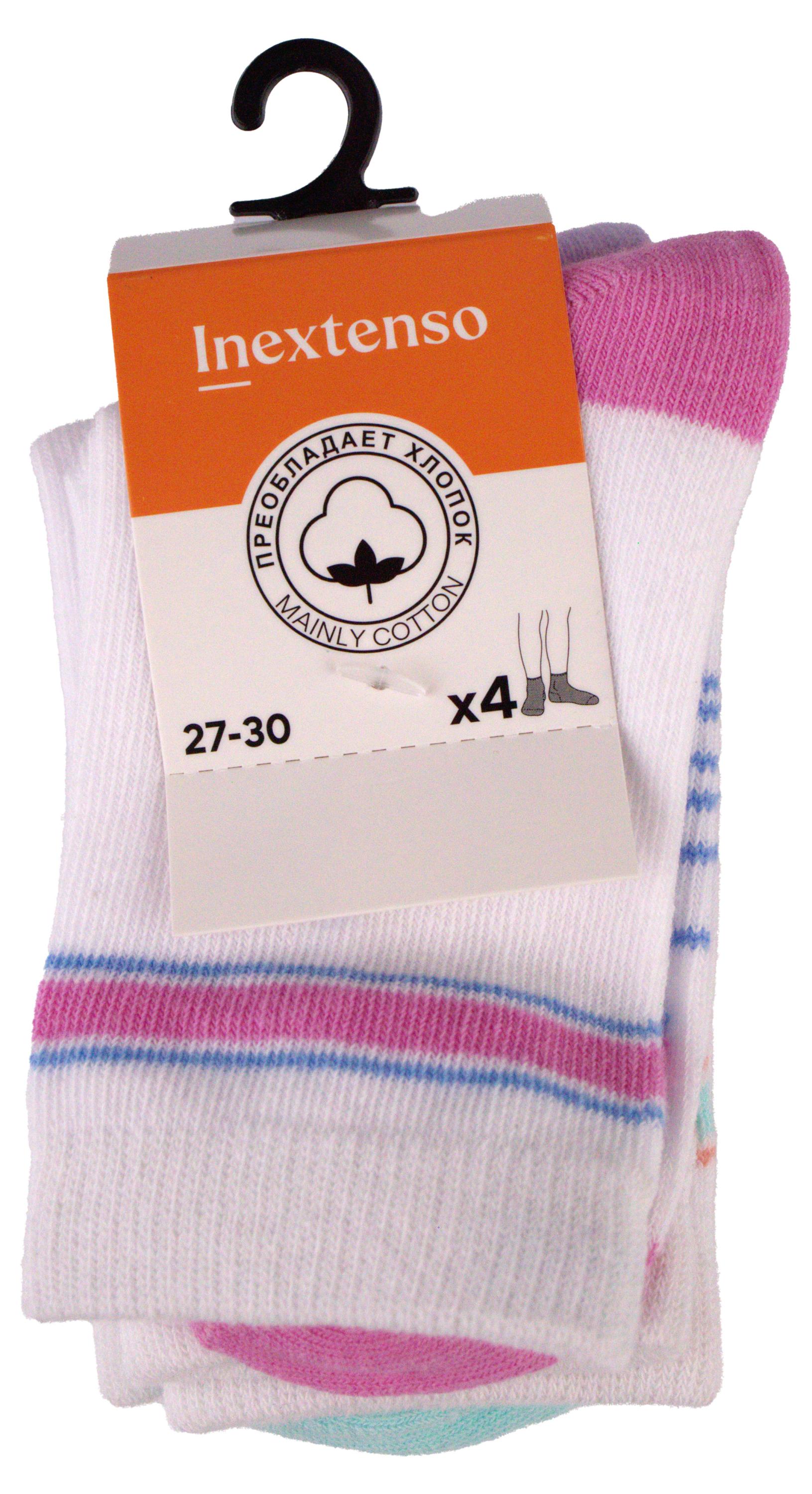 Изображение товара Носки для девочки InExtenso, р. 27/30-35/38 4 пары