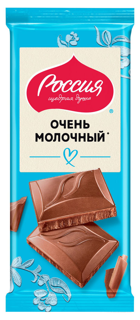 Изображение товара Шоколад молочный «Россия - Щедрая душа!», 75 г